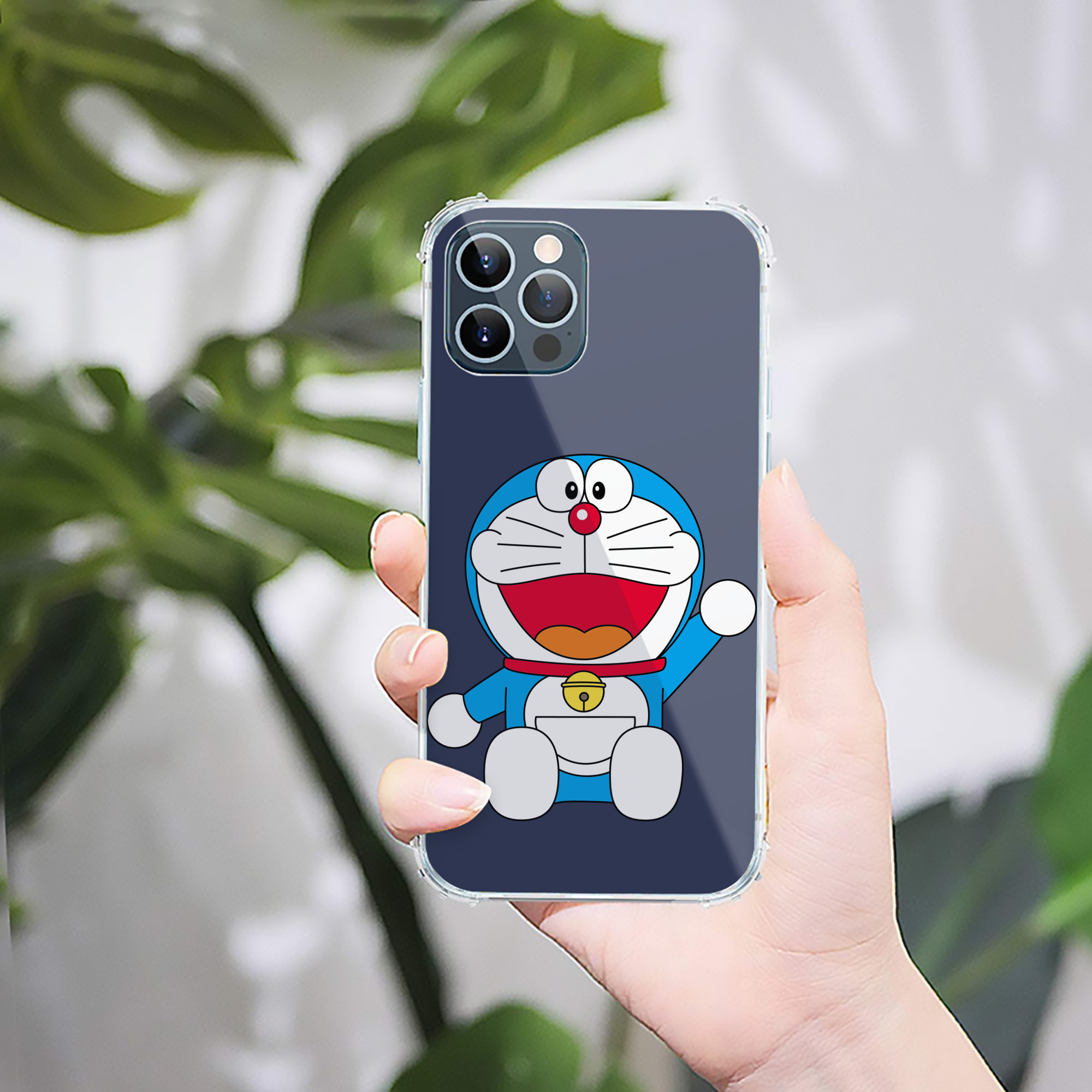 （画像用） ドラえもん Doraemon 【iPhone 12シリーズ対応】透明スマホケース（クリアソフトケース）